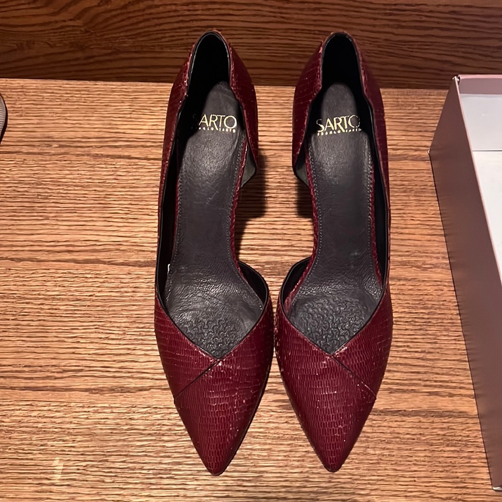 Franco Sarto Snake Skin heels